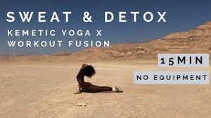 Sweat & Detox | 15 Min Kemetic Yoga X Workout Fusion